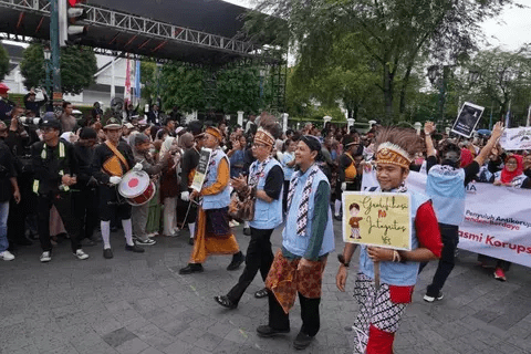 Karnaval Seni Nada Wicara HAKORDIA Jogja 2025: Pesta Rakyat Antikorupsi yang Meriah